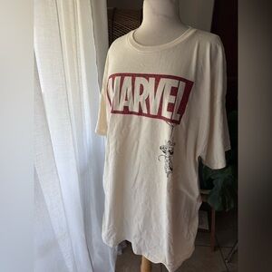 Marvel Spiderman Disneyland Cream‎ Graphic T-Shirt for Men